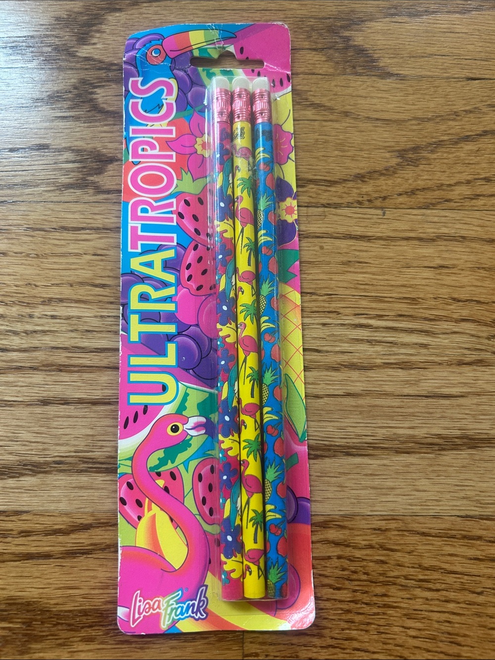 Lisa Frank Vintage Ultra Tropics Pencils in Package